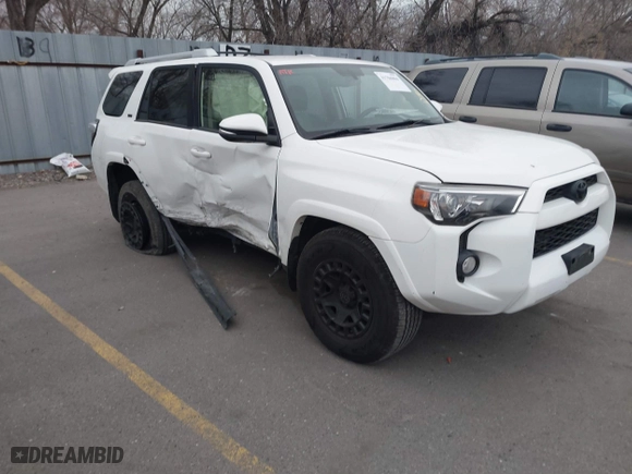 2017 Toyota 4Runner SR5 with VIN JTEZU5JR2H5162857, listed as a IAAI auction lot 41786004 with 93,437 mi miles. Bid and sale history available at carsss.com. Image 1.