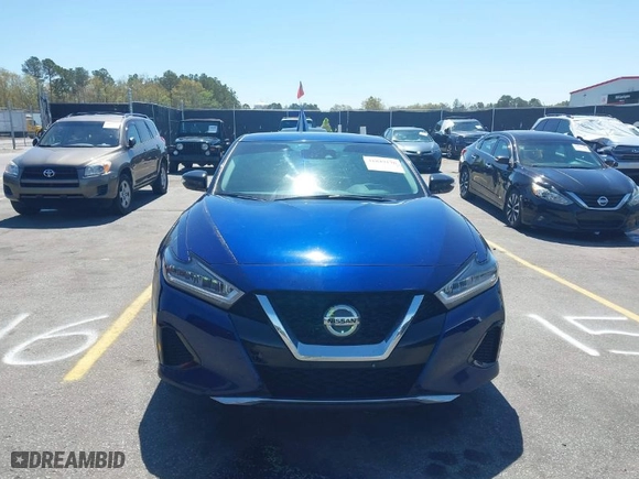 2021 Nissan Maxima SV with VIN 1N4AA6CV7MC507693, listed as a IAAI auction lot 41849176 with 107,951 mi miles. Bid and sale history available at carsss.com. Image 12.