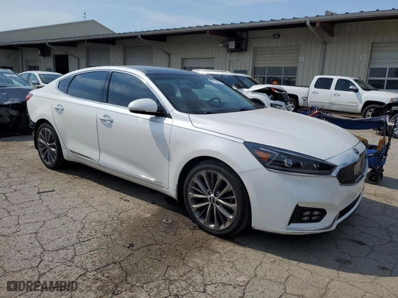 2018 Kia Cadenza Premium with VIN KNALC4J14J5099376, listed as a Copart auction lot 69722644 with 69,896 mi miles and Salvage Title. Bid and sale history available at carsss.com. Image 4.