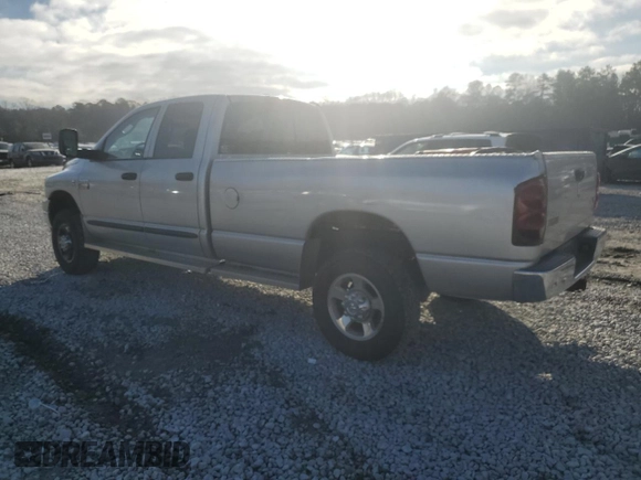 2007 Dodge Ram 2500 SLT with VIN 3D7KS28A87G823962, listed as a Copart auction lot 85490424 with 136,105 mi miles and Salvage Title. Bid and sale history available at carsss.com. Image 2.