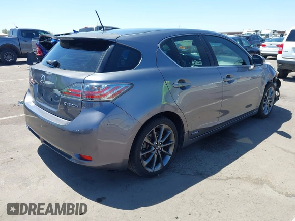2013 Lexus CT 200h with VIN JTHKD5BH4D2131308, listed as a IAAI auction lot 42565139 with 148,988 mi miles and . Bid and sale history available at DreamBid. Image 4.