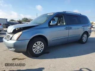2012 Kia Sedona LX with VIN KNDMG4C70C6499008, listed as a Copart auction lot 76090754 with 175,131 mi miles and Salvage Title. Bid and sale history available at carsss.com. Image 1.