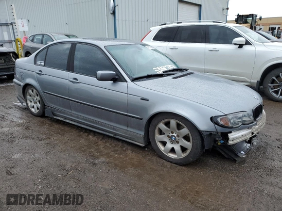 2004 BMW 3 Series 325i with VIN WBAEV33434KR35625, listed as a Copart auction lot 47176655 with 296,490 mi miles and Clean Title. Bid and sale history available at carsss.com. Image 4.