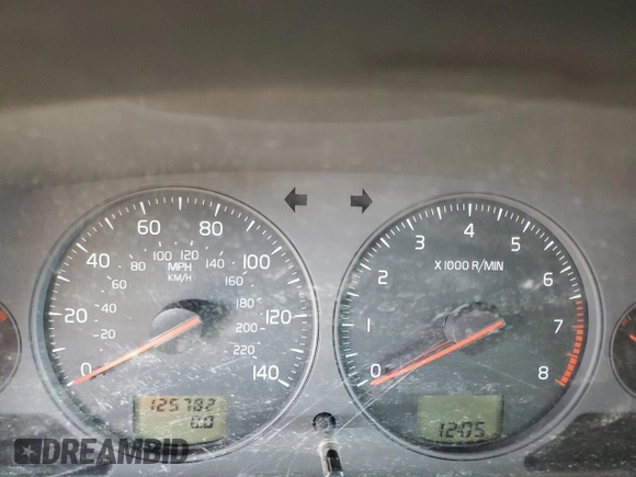 2003 Volvo S40 with VIN YV1VS29593F947544, listed as a Copart auction lot 83707754 with 125,782 mi miles and Clean Title. Bid and sale history available at carsss.com. Image 9.