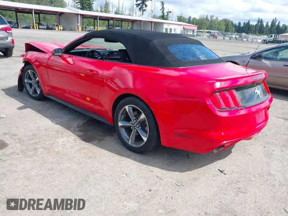 2015 Ford Mustang V6 with VIN 1FATP8EM7F5419323, listed as a IAAI auction lot 42553156 with 93,388 mi miles and . Bid and sale history available at DreamBid. Image 3.