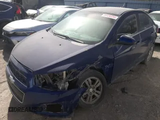 2014 Chevrolet Sonic LT with VIN 1G1JC5SB1E4135522, listed as a Copart auction lot 86426334 with 93,263 mi miles and Salvage Title. Bid and sale history available at DreamBid. Image 1.