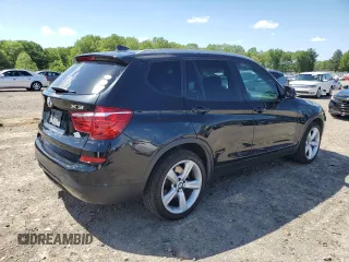 2017 BMW X3 xDrive28i with VIN 5UXWX9C5XH0T01872, listed as a Copart auction lot 53556375 with 142,480 mi miles and Salvage Title. Bid and sale history available at DreamBid. Image 3.