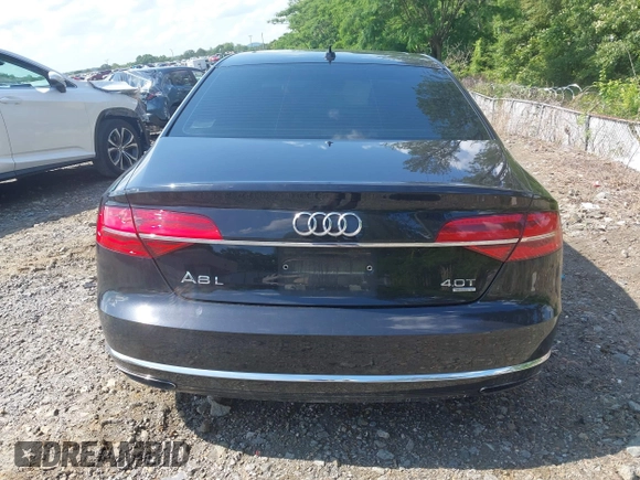2015 Audi A8 4.0T with VIN WAU32AFD3FN039603, listed as a IAAI auction lot 42267467 with 120,393 mi miles and . Bid and sale history available at DreamBid. Image 16.