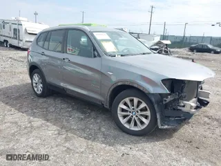 2015 BMW X3 xDrive28d with VIN 5UXWY3C50F0E97296, listed as a IAAI auction lot 41894820 with 130,630 mi miles. Bid and sale history available at carsss.com. Image 1.