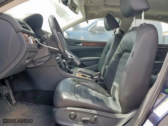 2013 Volkswagen Passat TDI SEL Premium with VIN 1VWCN7A30DC057283, listed as a Copart auction lot 50762635 with NaN miles and Salvage Title. Bid and sale history available at carsss.com. Image 7.