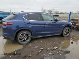 2019 Alfa Romeo Stelvio Ti with VIN ZASPAKBN4K7C58880, listed as a Copart auction lot 49688885 with 43,764 mi miles and Clean title. Bid and sale history available at DreamBid. Image 3.