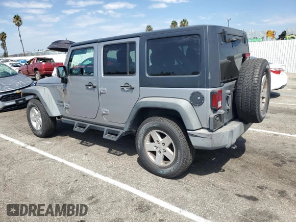 2018 Jeep Wrangler JK Unlimited Sport S with VIN 1C4BJWDG5JL811003, listed as a Copart auction lot 70633564 with 94,477 mi miles and Salvage Title. Bid and sale history available at carsss.com. Image 2.