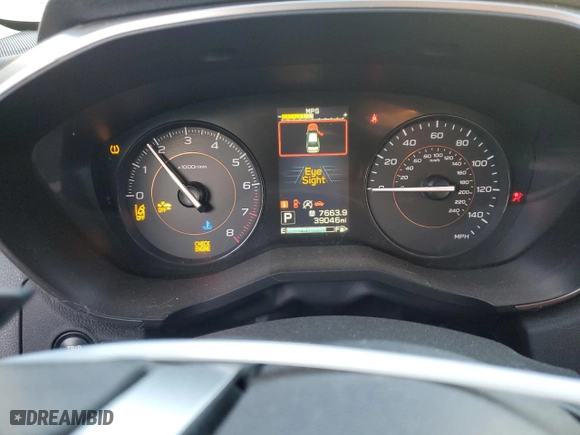 2020 Subaru Crosstrek Premium with VIN JF2GTAPC1L8238331, listed as a Copart auction lot 46591015 with 39,046 mi miles and Salvage Title. Bid and sale history available at carsss.com. Image 9.