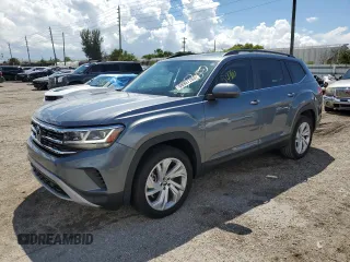 2021 Volkswagen Atlas SE with VIN 1V2JP2CAXMC562278, listed as a Copart auction lot 68907783 with 57,966 mi miles and . Bid and sale history available at DreamBid. Image 1.
