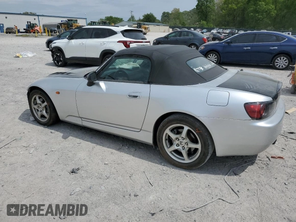 2002 Honda S2000 z VIN JHMAP11472T005753, wystawiony jako Copart lot #54002225 z przebiegiem 156 893 mil mil oraz Czysty tytuł • Clean title. Historia ofert i sprzedaży dostępna na DreamBid. Obrazek 2.