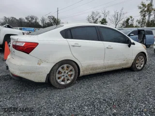 2016 Kia Rio LX with VIN KNADM4A36G6634181, listed as a Copart auction lot 85098834 with 138,763 mi miles and Salvage Title. Bid and sale history available at carsss.com. Image 3.