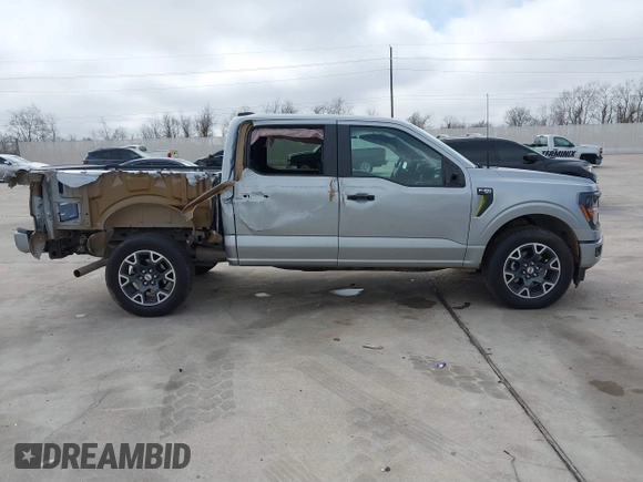 2024 Ford F-150 STX with VIN 1FTFW2L50RKE89481, listed as a IAAI auction lot 41570986 with 2,955 mi miles and . Bid and sale history available at carsss.com. Image 13.