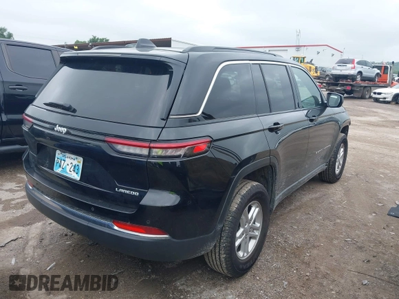2024 Jeep Grand Cherokee Altitude with VIN 1C4RJGAG4R8514618, listed as a IAAI auction lot 42434122 with 26,236 mi miles and . Bid and sale history available at DreamBid. Image 4.
