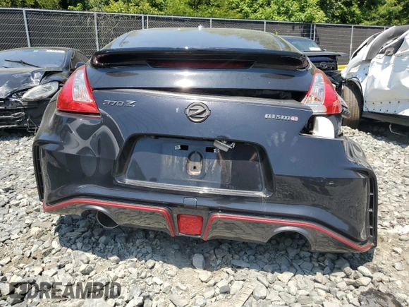 2016 Nissan 370Z with VIN JN1AZ4EH6GM936789, listed as a Copart auction lot 61375874 with 65,169 mi miles and Salvage Title. Bid and sale history available at carsss.com. Image 6.