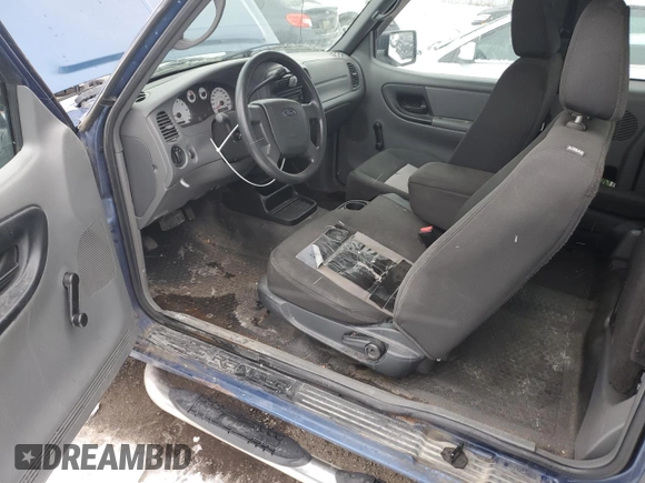 2010 Ford Ranger XLT with VIN 1FTKR4EEXAPA11364, listed as a Copart auction lot 87442744 with 132,229 mi miles and Salvage Title. Bid and sale history available at carsss.com. Image 8.