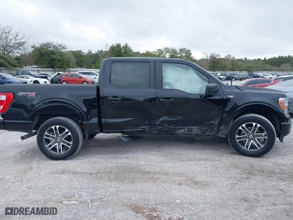 2022 Ford F-150 XL with VIN 1FTFW1E50NFC00609, listed as a IAAI auction lot 41553269 with 44,459 mi miles. Bid and sale history available at carsss.com. Image 13.