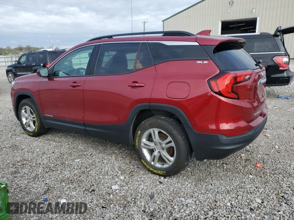 2019 GMC Terrain SLE with VIN 3GKALTEV8KL176032, listed as a Copart auction lot 51833195 with 71,626 mi miles and Salvage Title. Bid and sale history available at DreamBid. Image 2.