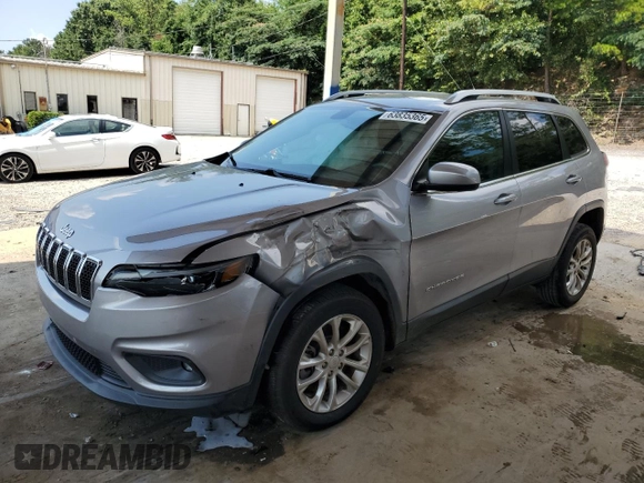 2019 Jeep Cherokee Latitude with VIN 1C4PJLCB2KD221024, listed as a Copart auction lot 63835365 with 61,364 mi miles and Salvage title. Bid and sale history available at DreamBid. Image 1.