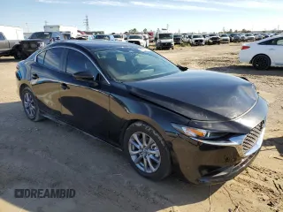 2024 Mazda 3 S with VIN 3MZBPAAM3RM423321, listed as a Copart auction lot 88738705 with 6,889 mi miles and Salvage Title. Bid and sale history available at DreamBid. Image 4.
