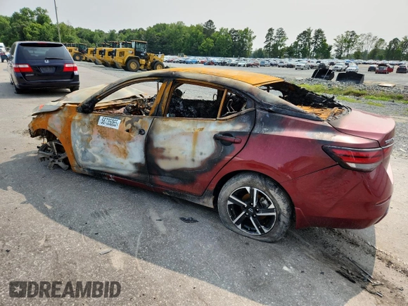 2024 Nissan Sentra SV z VIN 3N1AB8CV4RY310890, wystawiony jako Copart lot #58735065 z przebiegiem Nie podano mil oraz Szkoda całkowita • Salvage title. Historia ofert i sprzedaży dostępna na DreamBid. Obrazek 2.