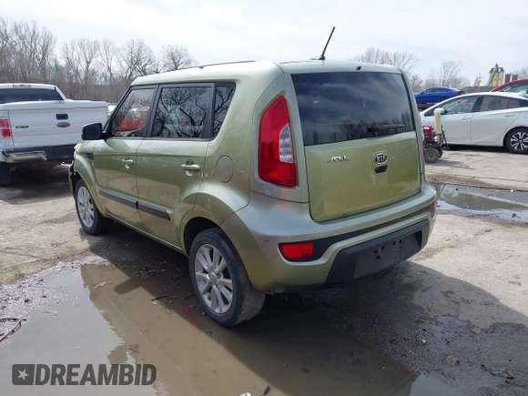 2012 Kia Soul + with VIN KNDJT2A67C7450802, listed as a IAAI auction lot 41815696 with 137,101 mi miles. Bid and sale history available at carsss.com. Image 3.