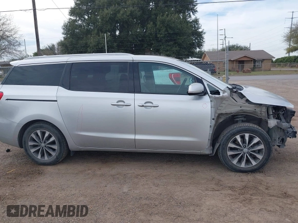 2017 Kia Sedona EX with VIN KNDMC5C17H6312805, listed as a IAAI auction lot 41363238 with 68,722 mi miles. Bid and sale history available at carsss.com. Image 14.