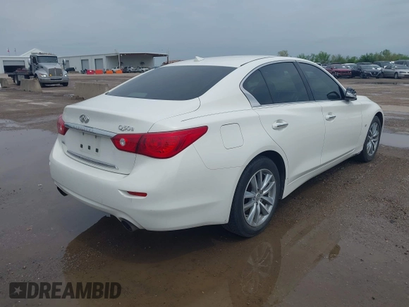2015 Infiniti Q50 Premium z VIN JN1BV7AR6FM402481, wystawiony jako IAAI lot #41957004 z przebiegiem 171 913 mil mil oraz . Historia ofert i sprzedaży dostępna na DreamBid. Obrazek 4.