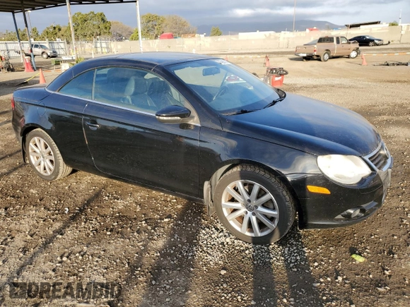 2011 Volkswagen Eos with VIN WVWAW7AH7BV004195, listed as a Copart auction lot 47486705 with 136,621 mi miles and Salvage Title. Bid and sale history available at DreamBid. Image 4.