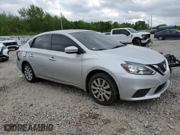 2017 Nissan Sentra SV with VIN 3N1AB7AP6HY217172, listed as a Copart auction lot 53445285 with Not Provided miles and Salvage Title. Bid and sale history available at DreamBid. Image 4.