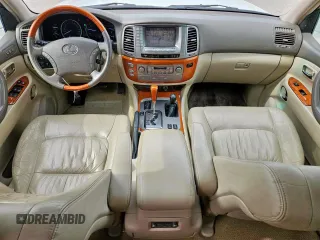 2004 Lexus LX 470 z VIN JTJHT00W743542910, wystawiony jako Copart lot #57187445 z przebiegiem 236 985 mil mil oraz Szkoda całkowita • Salvage title. Historia ofert i sprzedaży dostępna na DreamBid. Obrazek 8.