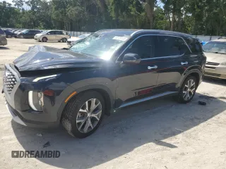 2021 Hyundai Palisade SEL with VIN KM8R34HE1MU179259, listed as a Copart auction lot 65124105 with 50,742 mi miles and Non repairable. Bid and sale history available at DreamBid. Image 1.