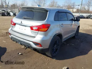 2019 Mitsubishi Outlander Sport ES 2.0 with VIN JA4AP3AUXKU015629, listed as a IAAI auction lot 41805253 with 102,754 mi miles. Bid and sale history available at carsss.com. Image 4.