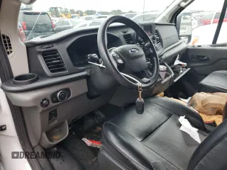 2021 Ford Transit Cargo with VIN 1FTBR1C87MKA02229, listed as a Copart auction lot 74994774 with Not Provided miles and Non Repairable. Bid and sale history available at DreamBid. Image 8.