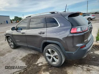 2019 Jeep Cherokee Limited with VIN 1C4PJLDX3KD145596, listed as a Copart auction lot 63126035 with 76,791 mi miles and Clean title. Bid and sale history available at DreamBid. Image 2.