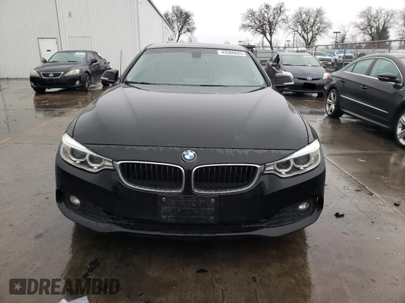 2015 BMW 4 Series 428i with VIN WBA3N7C55FK223126, listed as a Copart auction lot 43506625 with 111,540 mi miles and Salvage title. Bid and sale history available at DreamBid. Image 5.