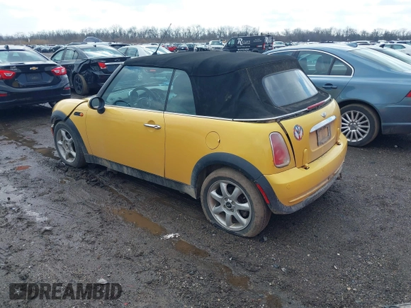 2007 MINI Convertible with VIN WMWRF33507TG16661, listed as a IAAI auction lot 41674275 with 133,838 mi miles and . Bid and sale history available at DreamBid. Image 3.
