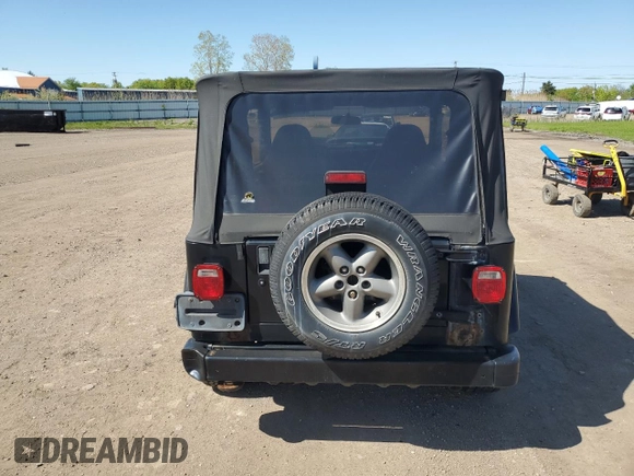 2002 Jeep Wrangler X with VIN 1J4FA39S02P742836, listed as a Copart auction lot 54780835 with 91,769 mi miles and Clean title. Bid and sale history available at DreamBid. Image 6.