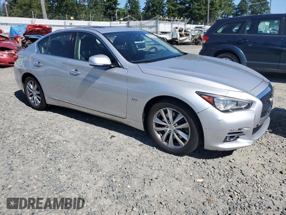 2017 Infiniti Q50 Signature Edition z VIN JN1EV7AR2HM836901, wystawiony jako Copart lot #58598685 z przebiegiem 133 310 mil mil oraz Szkoda całkowita • Salvage title. Historia ofert i sprzedaży dostępna na DreamBid. Obrazek 4.