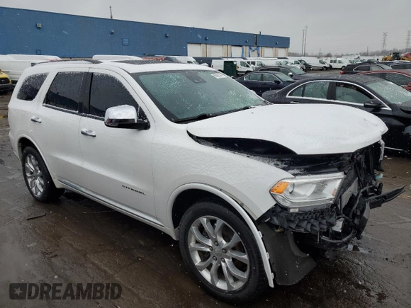 2017 Dodge Durango Citadel with VIN 1C4SDJET6HC883327, listed as a Copart auction lot 85861404 with 94,532 mi miles and Clean Title. Bid and sale history available at carsss.com. Image 4.