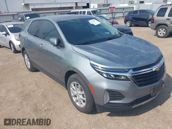 2024 Chevrolet Equinox LT with VIN 3GNAXKEG8RS142062, listed as a IAAI auction lot 42136077 with 32,819 mi miles and . Bid and sale history available at DreamBid. Image 1.