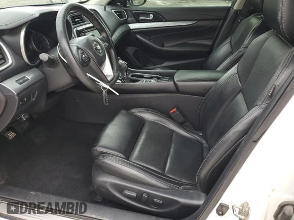 2017 Nissan Maxima Platinum with VIN 1N4AA6AP3HC392701, listed as a Copart auction lot 55589355 with 121,458 mi miles and Salvage title. Bid and sale history available at DreamBid. Image 7.