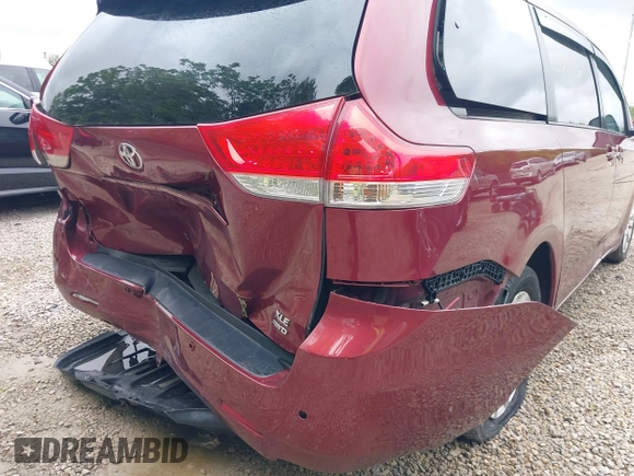 2012 Toyota Sienna XLE with VIN 5TDDK3DCXCS033249, listed as a IAAI auction lot 42324830 with 181,012 mi miles and . Bid and sale history available at DreamBid. Image 6.