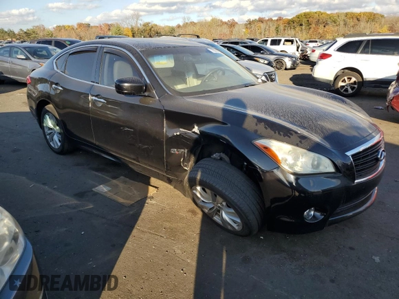 2011 Infiniti M37 with VIN JN1BY1ARXBM374134, listed as a Copart auction lot 76784864 with 0 mi miles and Salvage Title. Bid and sale history available at carsss.com. Image 4.