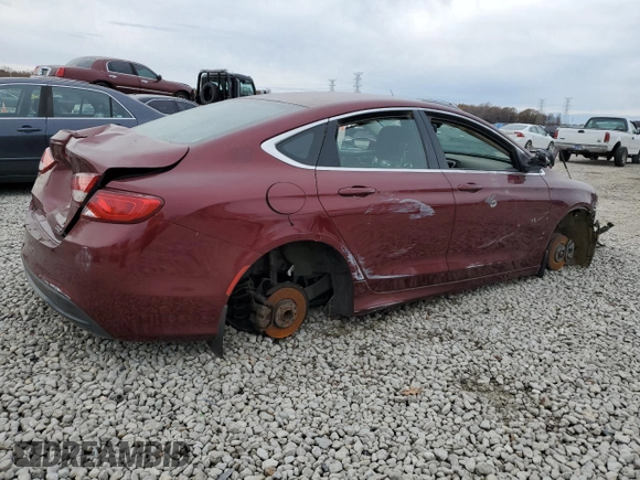 2017 Chrysler 200 Touring with VIN 1C3CCCFB9HN502376, listed as a Copart auction lot 84663924 with 0 mi miles and Salvage Title. Bid and sale history available at carsss.com. Image 3.