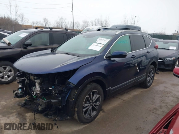 2020 Honda CR-V EX with VIN 5J6RW2H59LL015336, listed as a IAAI auction lot 41554062 with 67,268 mi miles. Bid and sale history available at carsss.com. Image 22.